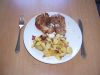 <center>So sehen die Deckerle aus nach dem sie gebraten sind, bevor wir sie essen.